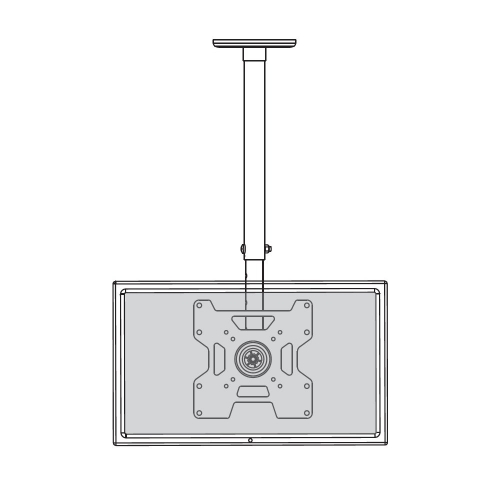 Uchwyt Sufitowy Tv Led/lcd 23-37 Cali 45kg 444-794 Mm